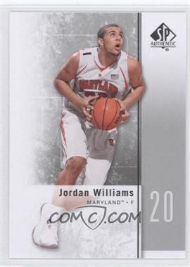 2011-12 SP Authentic - [Base] #36 - Jordan Williams