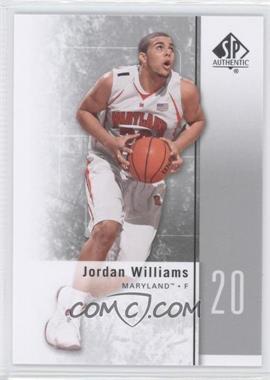 2011-12 SP Authentic - [Base] #36 - Jordan Williams