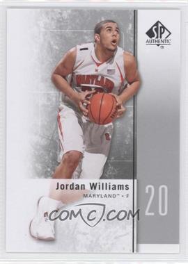 2011-12 SP Authentic - [Base] #36 - Jordan Williams