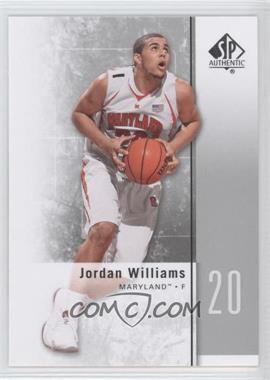 2011-12 SP Authentic - [Base] #36 - Jordan Williams