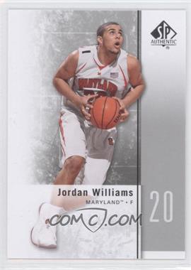 2011-12 SP Authentic - [Base] #36 - Jordan Williams