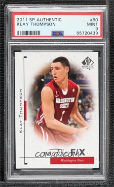 2011-12 SP Authentic - [Base] #90 - Klay Thompson [PSA 9 MINT]