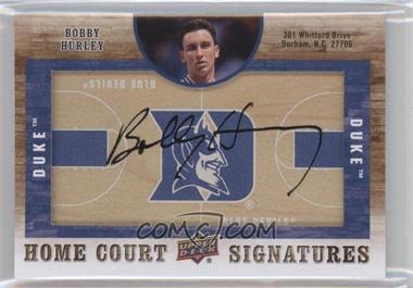 2011-12 SP Authentic - Home Court Signatures #HC-BH - Bobby Hurley