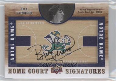 2011-12 SP Authentic - Home Court Signatures #HC-BL - Bill Laimbeer