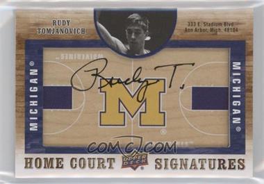 2011-12 SP Authentic - Home Court Signatures #HC-TO - Rudy Tomjanovich