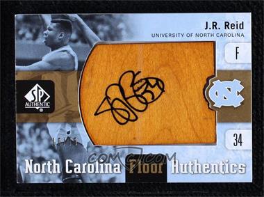 2011-12 SP Authentic - North Carolina Floor Authentics - Autographs #UNC-RE - J.R. Reid /75 [EX to NM]