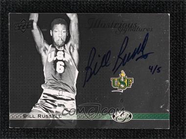 2011 Upper Deck All-Time Greats - Illustrious Signatures #IS-BR1 - Bill Russell /5 [EX to NM]