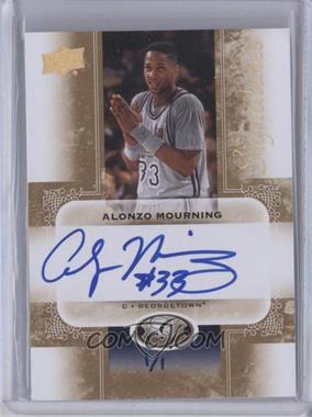 2011 Upper Deck All-Time Greats - Signatures - Gold #AGS-AM1 - Alonzo Mourning /1