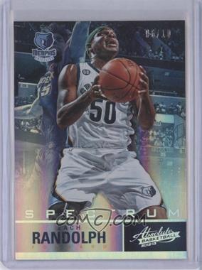 2012-13 Absolute - [Base] - Spectrum Platinum #23 - Zach Randolph /10