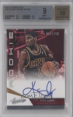 2012-13 Absolute - [Base] #151 - Kyrie Irving /199 [BGS 9 MINT]