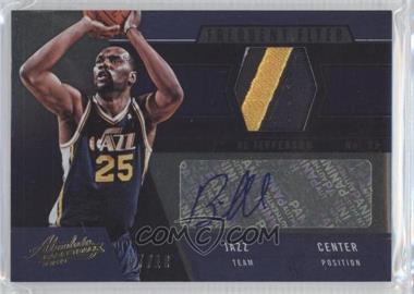 2012-13 Absolute - Frequent Flyer Jerseys Autographs - Prime #1 - Al Jefferson /10