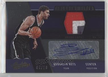 2012-13 Absolute - Frequent Flyer Jerseys Autographs - Prime #11 - Brook Lopez /10