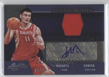 2012-13 Absolute - Frequent Flyer Jerseys Autographs #21 - Yao Ming /25