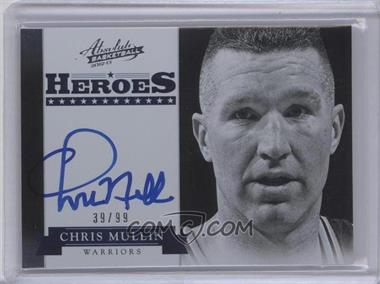 2012-13 Absolute - Heroes Autographs #21 - Chris Mullin /99