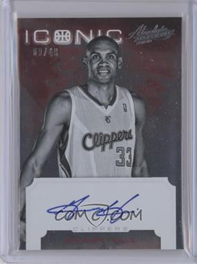 2012-13 Absolute - Iconic Autographs #15 - Grant Hill /49