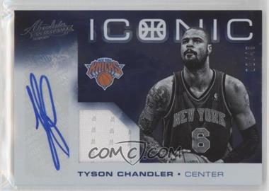 2012-13 Absolute - Iconic Materials Aurographs #7 - Tyson Chandler /49