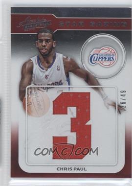 2012-13 Absolute - Star Gazing Jersey Numbers Materials #9 - Chris Paul /49