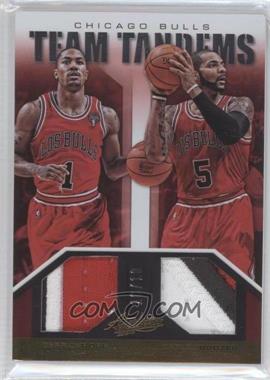 2012-13 Absolute - Team Tandems Jerseys - Prime #22 - Carlos Boozer, Derrick Rose /10