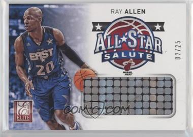 2012-13 Elite - All-Star Salute Materials - Prime #20 - Ray Allen /25