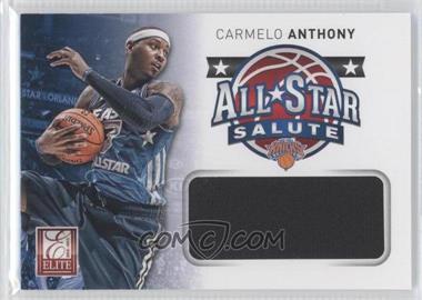 2012-13 Elite - All-Star Salute Materials #4 - Carmelo Anthony