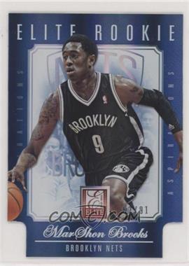 2012-13 Elite - [Base] - Aspirations Die-Cut #223 - MarShon Brooks /91