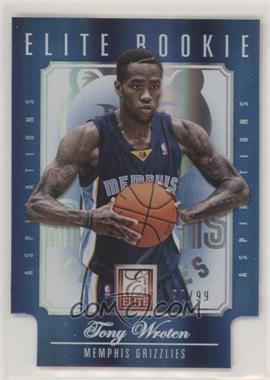 2012-13 Elite - [Base] - Aspirations Die-Cut #276 - Tony Wroten /99 [Poor to Fair]