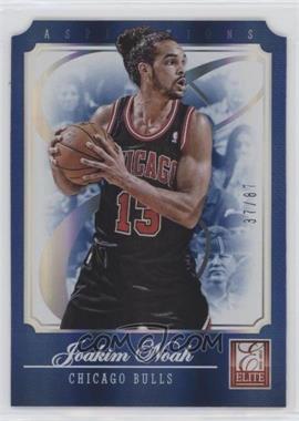 2012-13 Elite - [Base] - Aspirations Die-Cut #55 - Joakim Noah /87