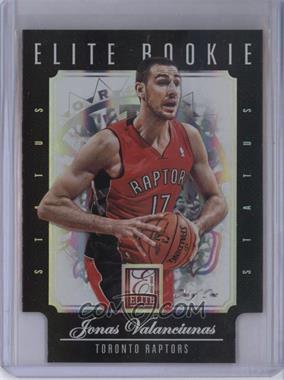 2012-13 Elite - [Base] - Status Black Die-Cut #205 - Jonas Valanciunas /1