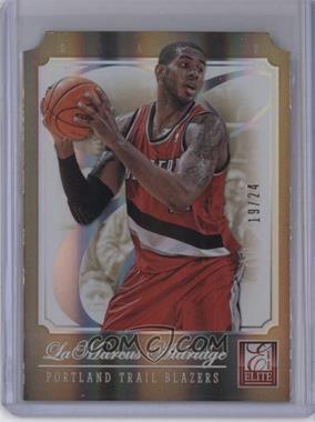 2012-13 Elite - [Base] - Status Gold Die-Cut #167 - LaMarcus Aldridge /24