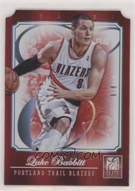 2012-13 Elite - [Base] - Status Red Die-Cut #23 - Luke Babbitt /8