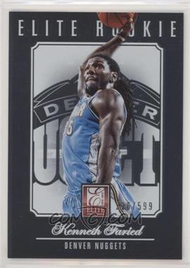 2012-13 Elite - [Base] #221 - Kenneth Faried /599