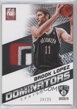 2012-13 Elite - Dominators Materials - Prime #9 - Brook Lopez /25