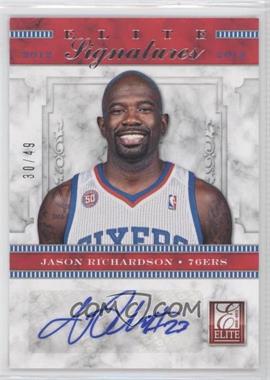 2012-13 Elite - Elite Signatures #31 - Jason Richardson /49