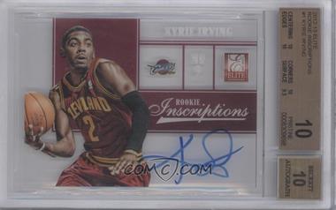 2012-13 Elite - Rookie Inscriptions #1 - Kyrie Irving [BGS 10 PRISTINE]