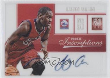 2012-13 Elite - Rookie Inscriptions #34 - Lavoy Allen