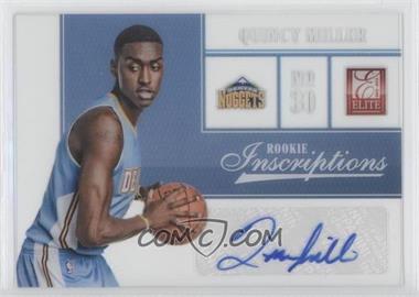 2012-13 Elite - Rookie Inscriptions #67 - Quincy Miller