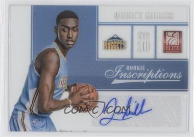 2012-13 Elite - Rookie Inscriptions #67 - Quincy Miller