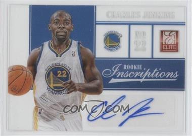 2012-13 Elite - Rookie Inscriptions #85 - Charles Jenkins