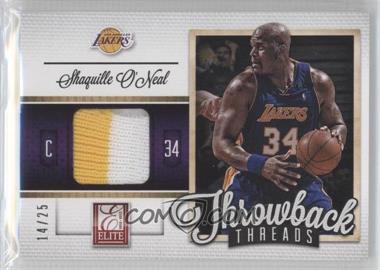 2012-13 Elite - Throwback Threads - Prime #4 - Shaquille O'Neal /25