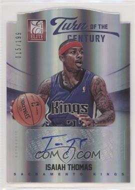 2012-13 Elite - Turn of the Century Die-Cut Autographs #75 - Isaiah Thomas /199