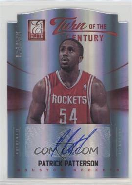 2012-13 Elite - Turn of the Century Die-Cut Autographs #90 - Patrick Patterson /199