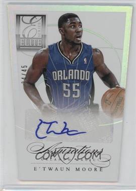 2012-13 Elite Series - Autographs - Aspirations Die-Cut #25 - E'Twaun Moore /45