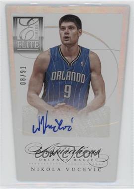 2012-13 Elite Series - Autographs - Aspirations Die-Cut #28 - Nikola Vucevic /91