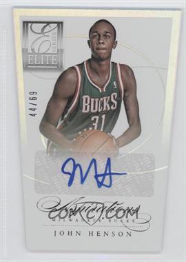 2012-13 Elite Series - Autographs - Aspirations Die-Cut #45 - John Henson /69