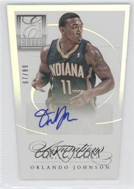 2012-13 Elite Series - Autographs - Aspirations Die-Cut #59 - Orlando Johnson /89