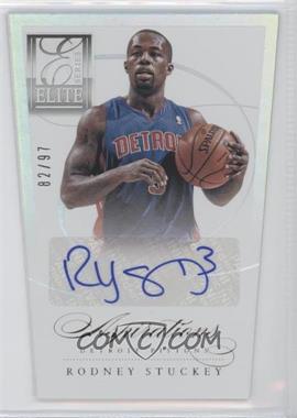 2012-13 Elite Series - Autographs - Aspirations Die-Cut #71 - Rodney Stuckey /97