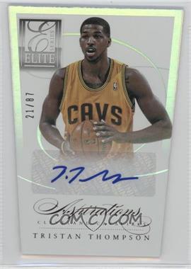 2012-13 Elite Series - Autographs - Aspirations Die-Cut #81 - Tristan Thompson /87