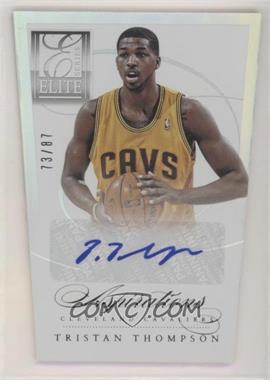 2012-13 Elite Series - Autographs - Aspirations Die-Cut #81 - Tristan Thompson /87