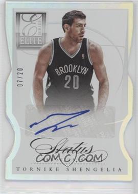 2012-13 Elite Series - Autographs - Status Die-Cut #95 - Tornike Shengelia /20