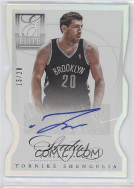 2012-13 Elite Series - Autographs - Status Die-Cut #95 - Tornike Shengelia /20